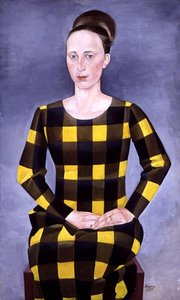 Ingeborg Stegeman，nee Krause，艺术家的妻子，1925年