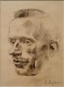 肖像威廉·沃纳（Wilhelm Werner），1926年左右