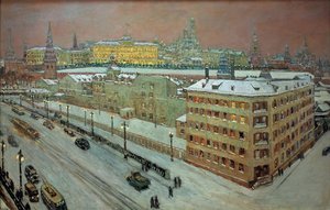 1939年晚上在莫斯科。