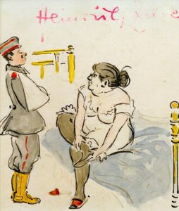 受伤的士兵和妓女 作者 海因里希·齐勒