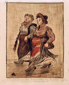 Zwei Straßenmädchen 作者 海因里希·齐勒