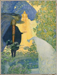 Tales by Hans Christian Andersen，酒吧的天堂花园。 1911年