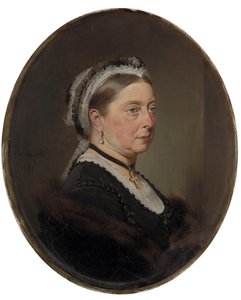 维多利亚女王，1877年 作者 海因里希·冯·安吉利