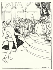 The Youth at the Court of the Fairy Queen (engraving)