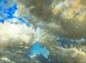 突破》，2013 年（纸本油画）