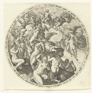 有福之人被接到天堂
最后的审判 作者 克拉斯·扬斯。 Visscher (II) (可能)