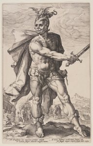 Mucius Scaevola，选自《罗马英雄传 作者 亨德里克·戈尔齐乌斯