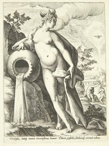 水（Aqua） 作者 Hendrick Goltzius