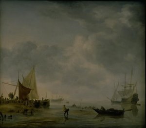 荷兰路基景观 作者 Hendrick Jacobsz Dubbels