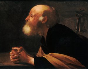 悔改的彼得，1616年