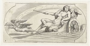 战车上的极光
Nouveau Livre des Dieux et Deeßes De la Marine Bouckje of Sea Gods and Goddesses（丛书名） 作者 亨德里克·德凯泽 (I)