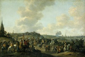 1660 年 6 月 2 日，英国查理二世离开舍弗宁根 作者 亨德里克·德·梅耶