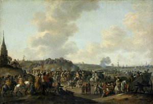 1660年6月2日，英国国王查理二世离开谢维宁根，1683年 作者 亨德里克·德·梅耶