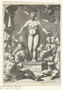 有五个乳房的裸体女人
Fortunius Licetus 的扉页，De Monstris，阿姆斯特丹，1665 年