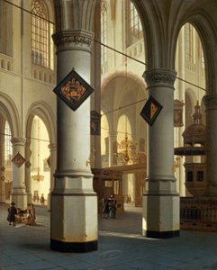 Die Oudekerk（老教堂）在代尔夫特（绘画）的视图