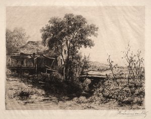 废弃的磨坊，1883年。 作者 亨德里克·德克·克鲁塞曼·范·埃尔滕