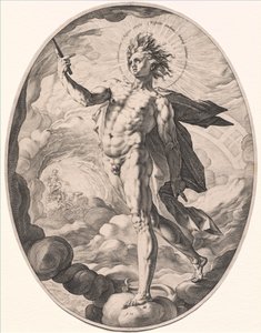 阿波罗（1588）。 作者 亨德里克·古尔齐乌斯（Hendrik Goltzius）