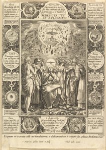 你！基督教与世俗寓言。 作者 亨德里克·古尔齐乌斯（Hendrik Goltzius）