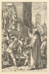 Ecce Homo，摘自《基督受难记》，1597年。 作者 亨德里克·古尔齐乌斯（Hendrik Goltzius）