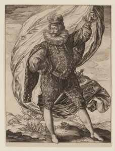 旗手Gerrit Pieters Ruicharer 作者 亨德里克·古尔齐乌斯（Hendrik Goltzius）