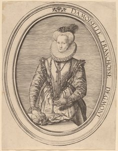 Françoise van Egmond 作者 亨德里克·古尔齐乌斯（Hendrik Goltzius）
