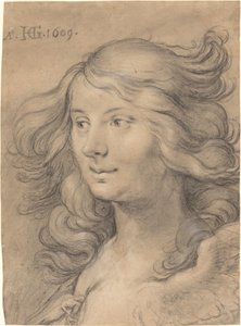 海妖的头 作者 亨德里克·古尔齐乌斯（Hendrik Goltzius）