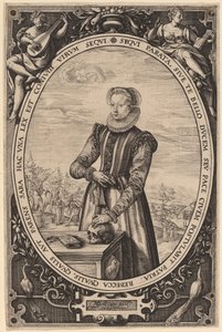 乔西娜-哈梅尔斯 作者 亨德里克·古尔齐乌斯（Hendrik Goltzius）