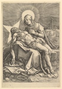皮耶塔（Pietà），1596年。 作者 亨德里克·古尔齐乌斯（Hendrik Goltzius）