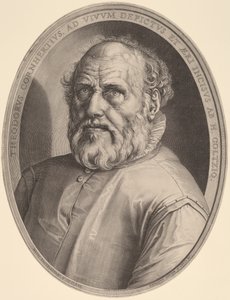 Dirck Volckertcz肖像。科恩赫特 作者 亨德里克·古尔齐乌斯（Hendrik Goltzius）