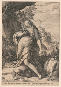 抹大拉的圣玛丽亚忏悔者 作者 亨德里克·古尔齐乌斯（Hendrik Goltzius）