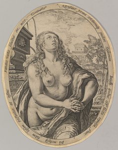 苏珊娜（Susanna），1583年。 作者 亨德里克·古尔齐乌斯（Hendrik Goltzius）