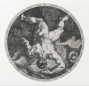 Tantalus 作者 亨德里克·古尔齐乌斯（Hendrik Goltzius）