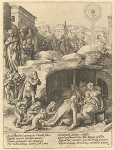 贤士的崇拜，ca。 1585。 作者 亨德里克·古尔齐乌斯（Hendrik Goltzius）