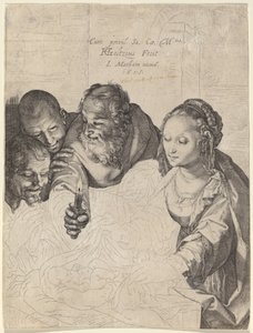 牧羊人的崇拜 作者 亨德里克·古尔齐乌斯（Hendrik Goltzius）