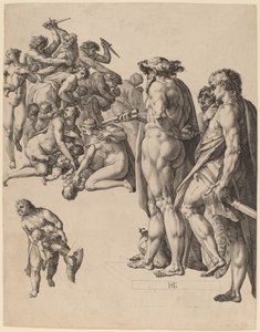 屠杀无辜者 作者 亨德里克·古尔齐乌斯（Hendrik Goltzius）