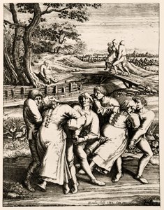 跳舞瘟疫，斯特拉斯堡，阿尔萨斯。 1518