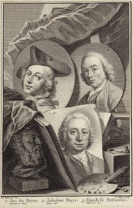 Jan de Beijer，Jacobus Buys和Hendrik Pothoven的肖像 作者 亨德里克·波多芬
