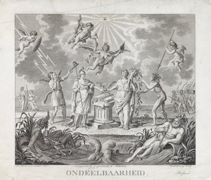 不可分割性的寓意，1795 年
不可分割性（物品上的标题）
关于 1795 年革命的四个寓言（系列标题）