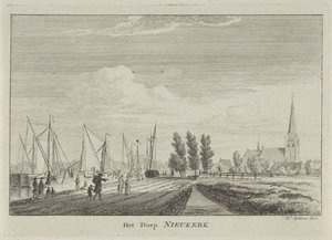Nieuwerkerk aan den IJssel 景观
Nieukerk 村庄（物体上的标题） 作者 亨德里克·斯皮尔曼