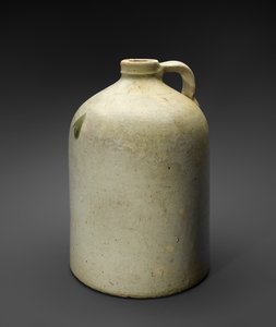水罐c。 1880-1905年（盐釉陶土）