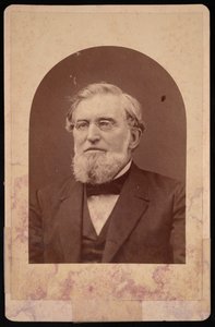 约瑟夫-卡明斯1817-1890年的画像，1890年之前。 作者 Hennigar and Gittings