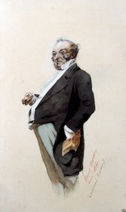 普鲁姆先生》中的作者肖像 亨利-博纳文图尔-莫尼耶（1805-1877）的绘画 1860年 巴黎，卢浮宫博物馆 作者 亨利·邦纳维特·蒙尼尔