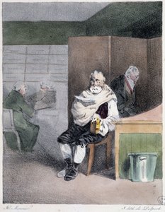 Sous chef - in “” Administrative mores”” by Henri Monnier 作者 亨利·邦纳维特·蒙尼尔