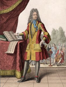 Jean-Baptiste Lully的肖像（1632-1687）