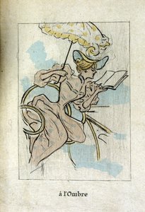 一个女人在阅读