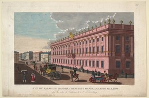 圣彼得堡大理石宫c。 1811 作者 亨利·库沃西耶·沃辛（Henri Courvoisier-Voisin）