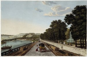 圣克劳德公园的露台景观--载于库瓦西埃的《巴黎风景》中 作者 亨利·库沃西耶·沃辛（Henri Courvoisier-Voisin）