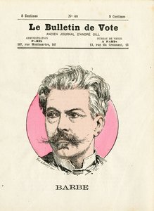 选票》第二辑，讽刺性的颜色。胡子--亨利-德马雷（1846-1888）的插图 作者 亨利·迪马雷
