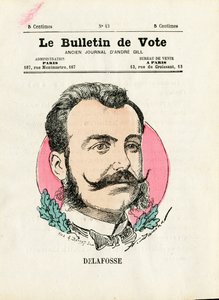 Ballot第二辑，彩色讽刺画。德拉福斯--亨利-德马雷（1846-1888）的插图 作者 亨利·迪马雷