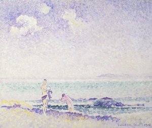 泳客;泳客，1906年 作者 亨利·埃德蒙·克罗斯